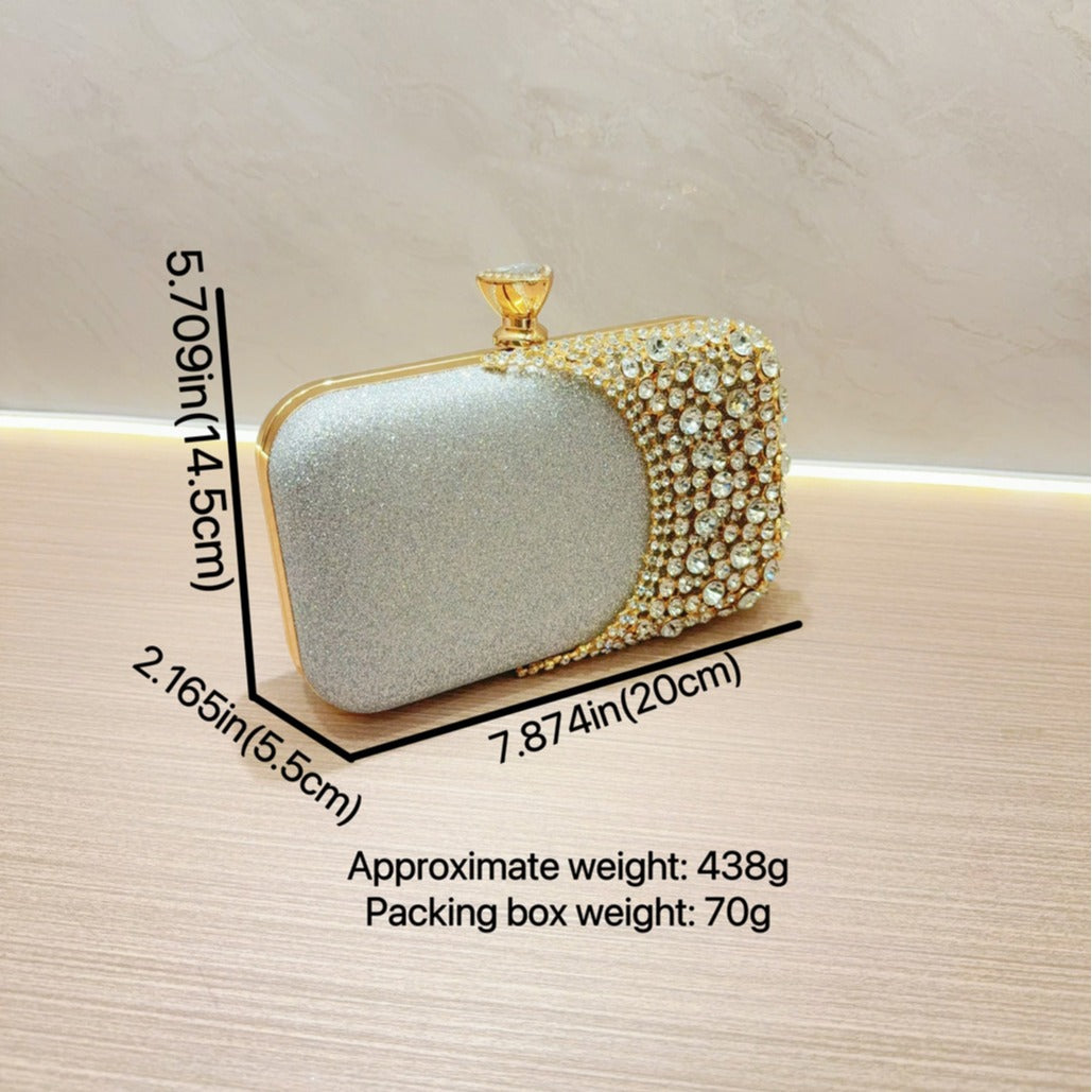 Party Diamond Dress Garment Banquet Clutch Evening Bags