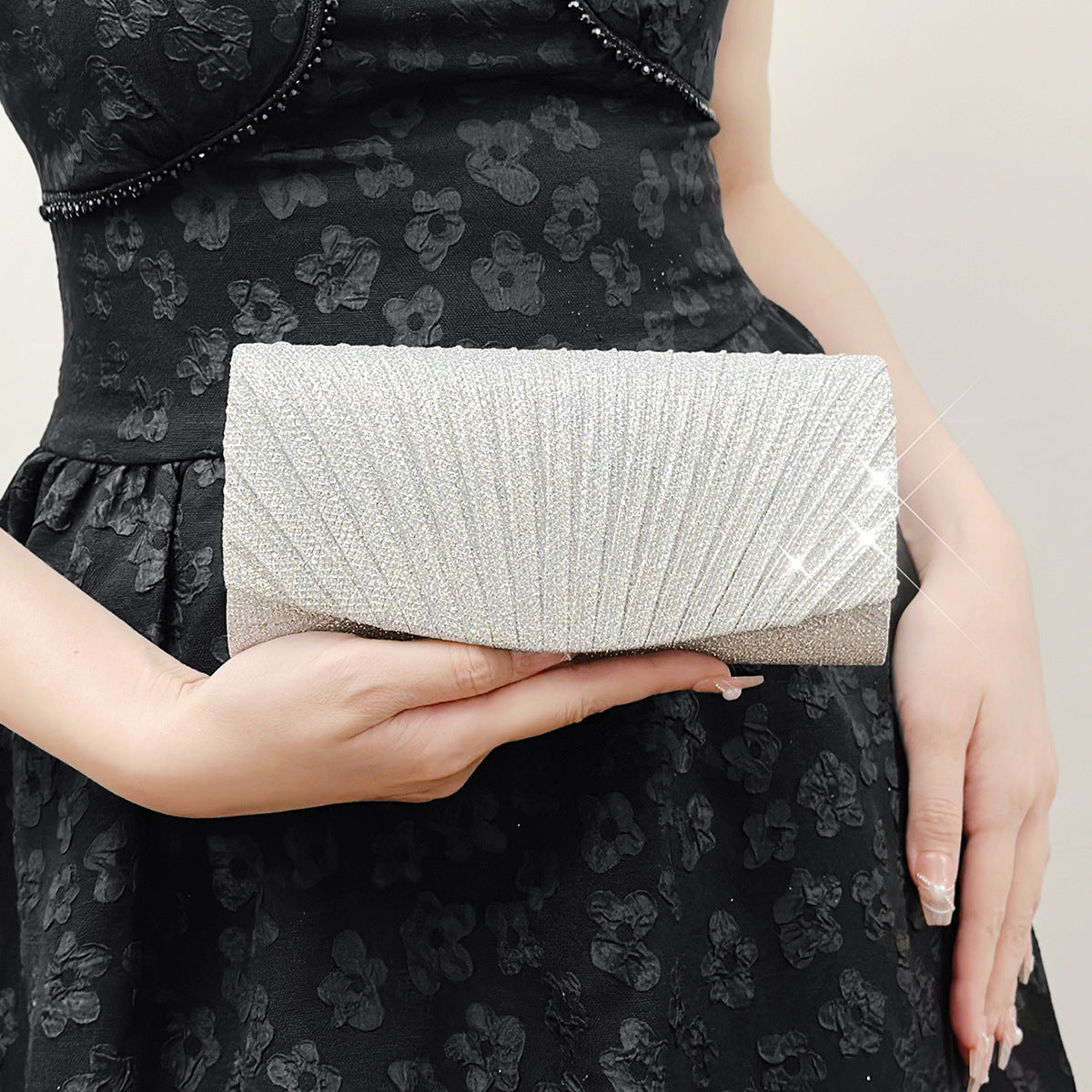 Dinner Pleated Mini Clutch Fashion Banquet Bags