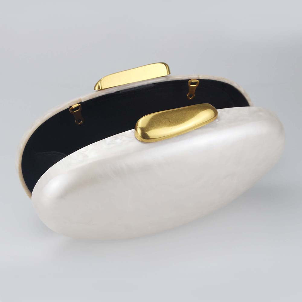 Women's Shell Acrylic Fashion Wedding Dinner Clutch Evening Bags