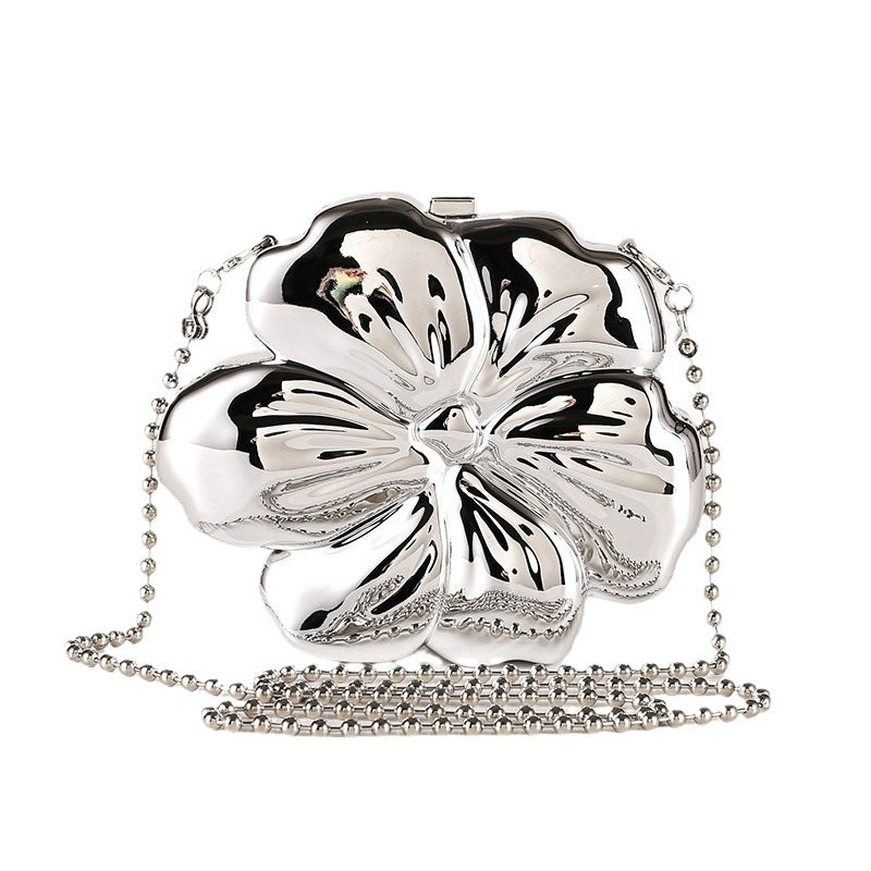 Flower Mirror Plating Fresh Sweet Beautiful Bags