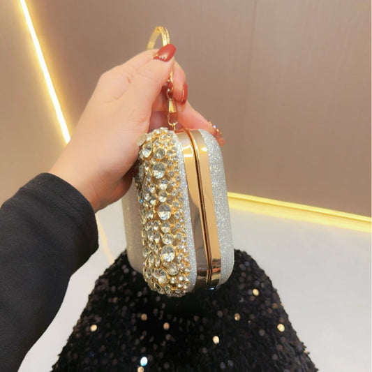 Party Diamond Dress Garment Banquet Clutch Evening Bags