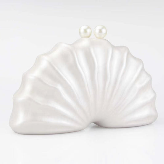 Women's Shell Acrylic Fashion Wedding Dinner Clutch Evening Bags
