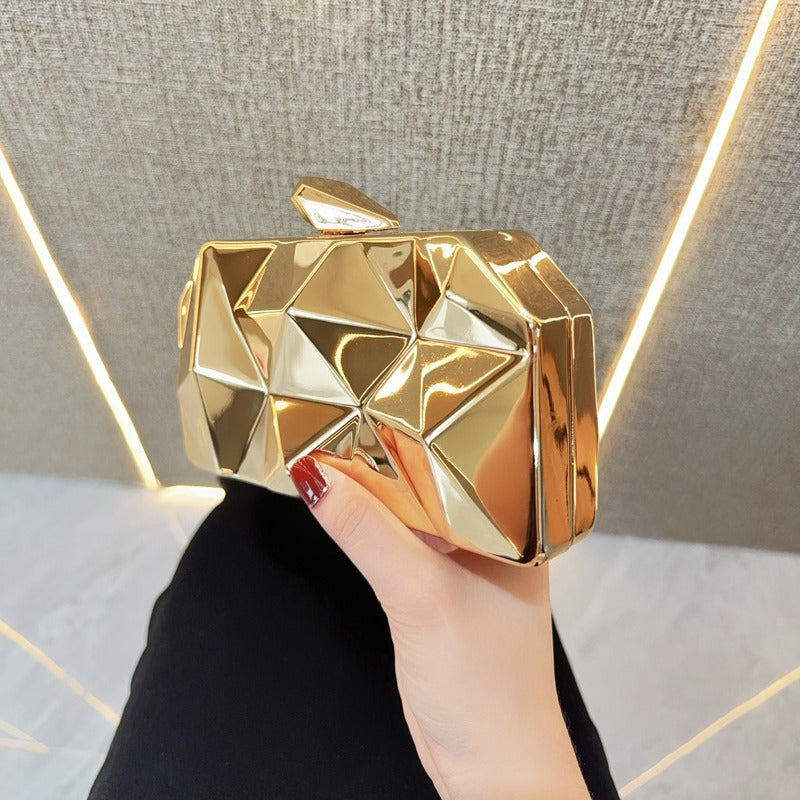 Acrylic Shiny Box Mini Clutch Banquet Evening Bags