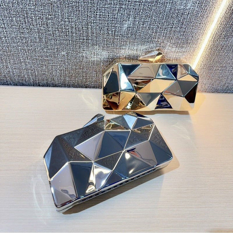 Acrylic Shiny Box Mini Clutch Banquet Evening Bags