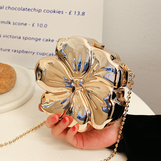 Flower Mirror Plating Fresh Sweet Beautiful Bags