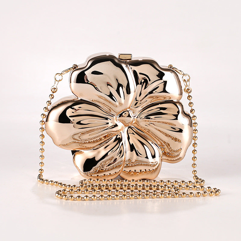 Flower Mirror Plating Fresh Sweet Beautiful Bags