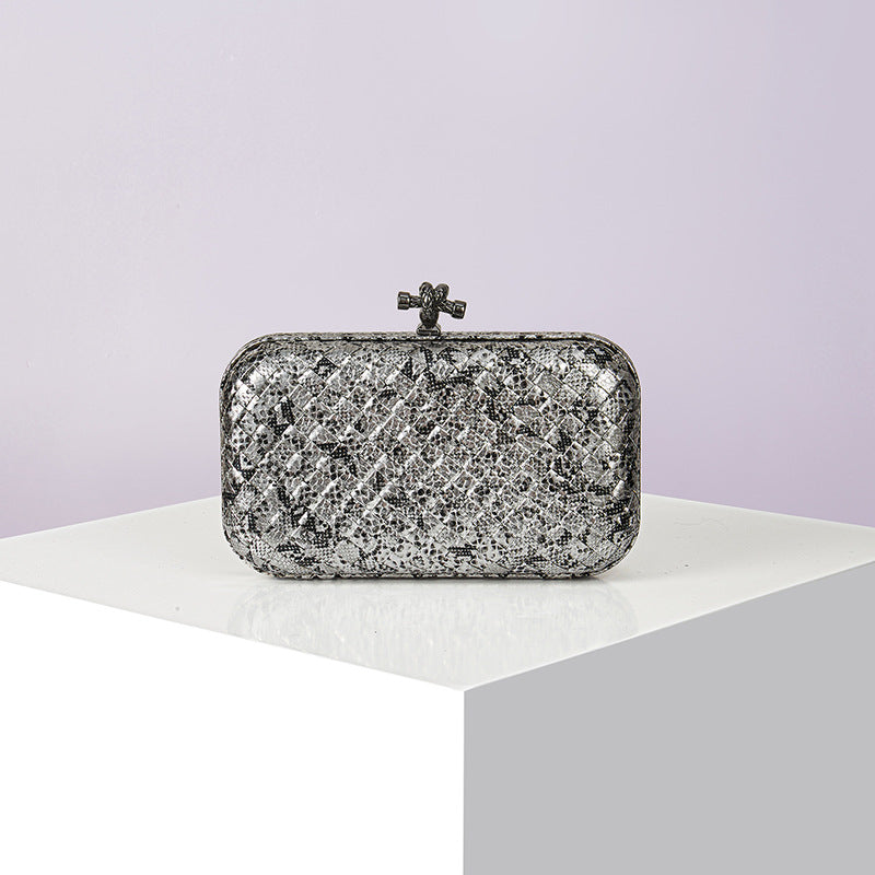 Women's Graceful Silk Hand-woven Simplicity Dinner Evening Bags