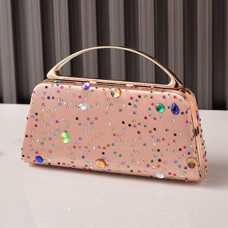 Rhinestone Dinner Silk Diamond Decorations Party Bags
