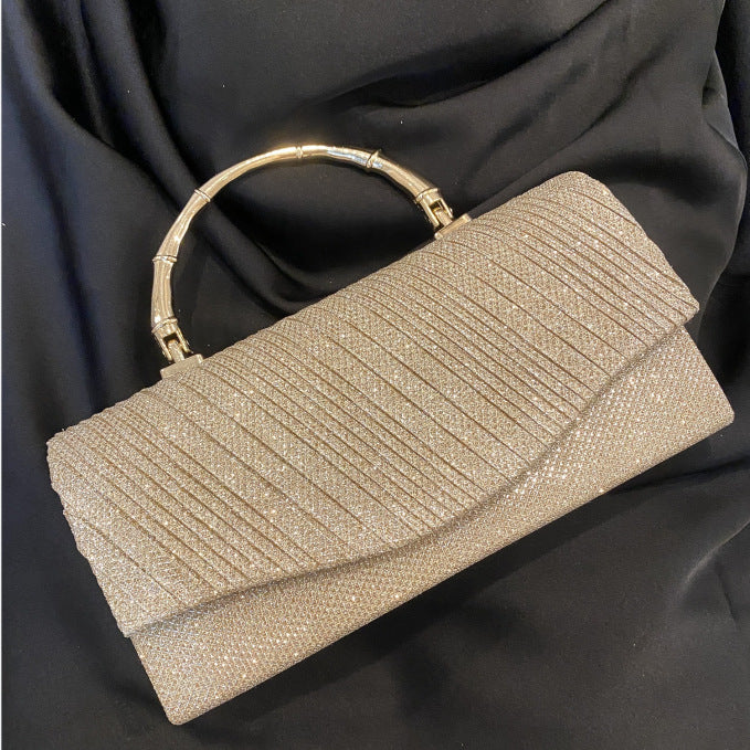 Bar Birthday Wedding Banquet Dress Pleated Evening Bags