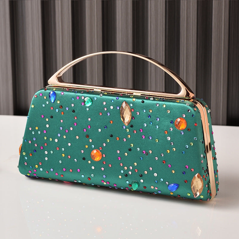 Rhinestone Dinner Silk Diamond Decorations Party Bags