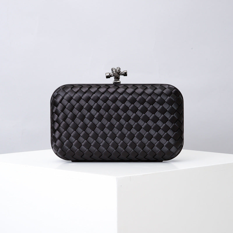Women's Graceful Silk Hand-woven Simplicity Dinner Evening Bags