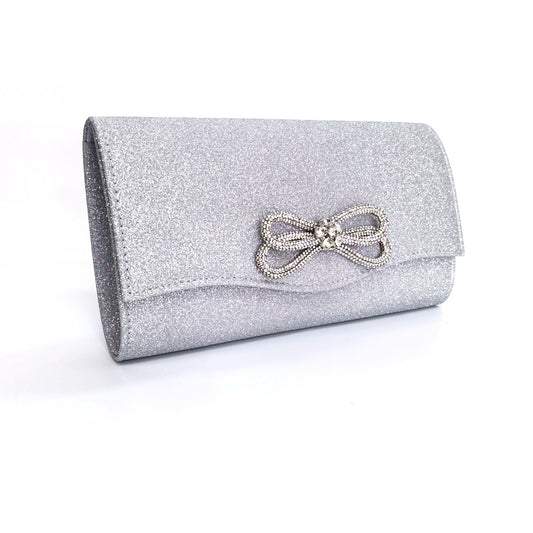 Women's Material Diamond Bow Dinner Light Luxury Evening Bags
