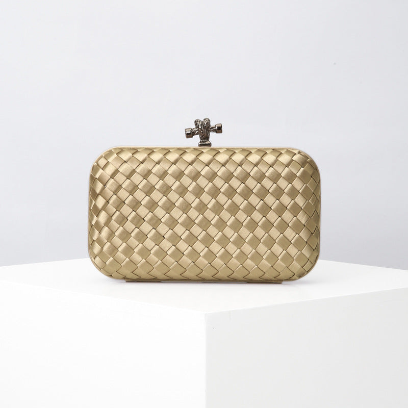 Women's Graceful Silk Hand-woven Simplicity Dinner Evening Bags