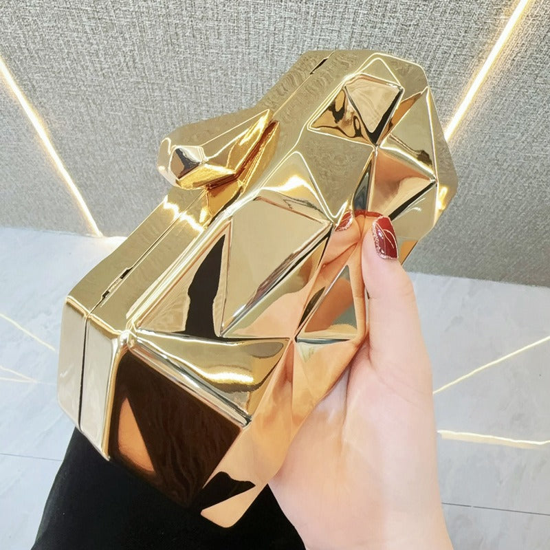 Acrylic Shiny Box Mini Clutch Banquet Evening Bags