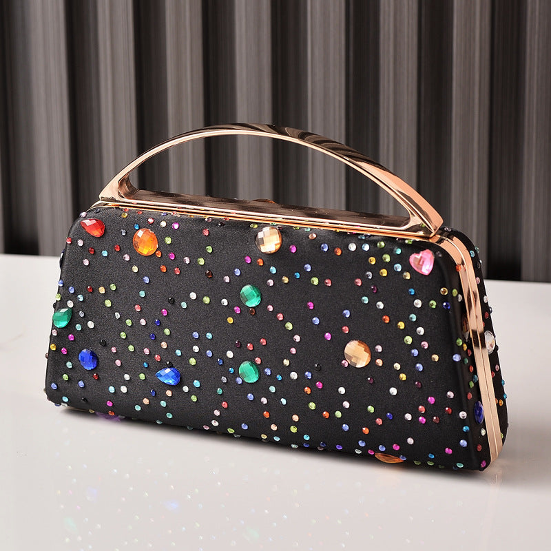 Rhinestone Dinner Silk Diamond Decorations Party Bags