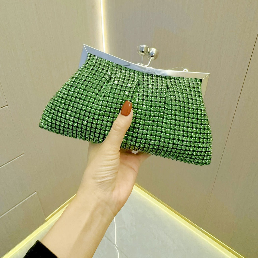 Luxury Rhinestone Shiny Bridal Wedding Matching Evening Bags