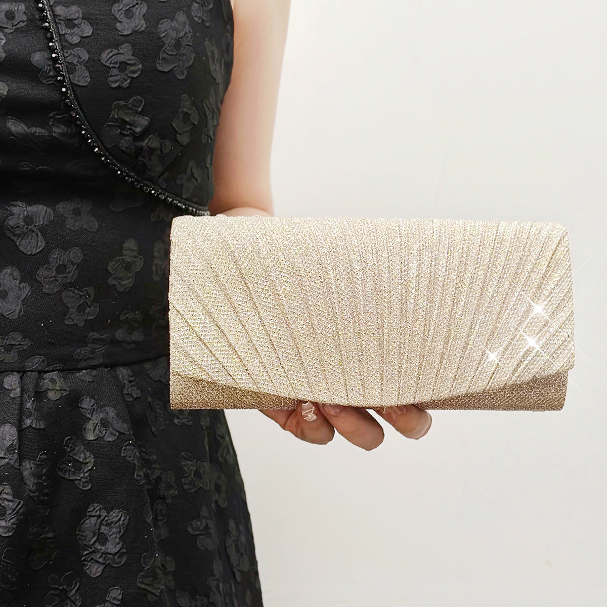 Dinner Pleated Mini Clutch Fashion Banquet Bags
