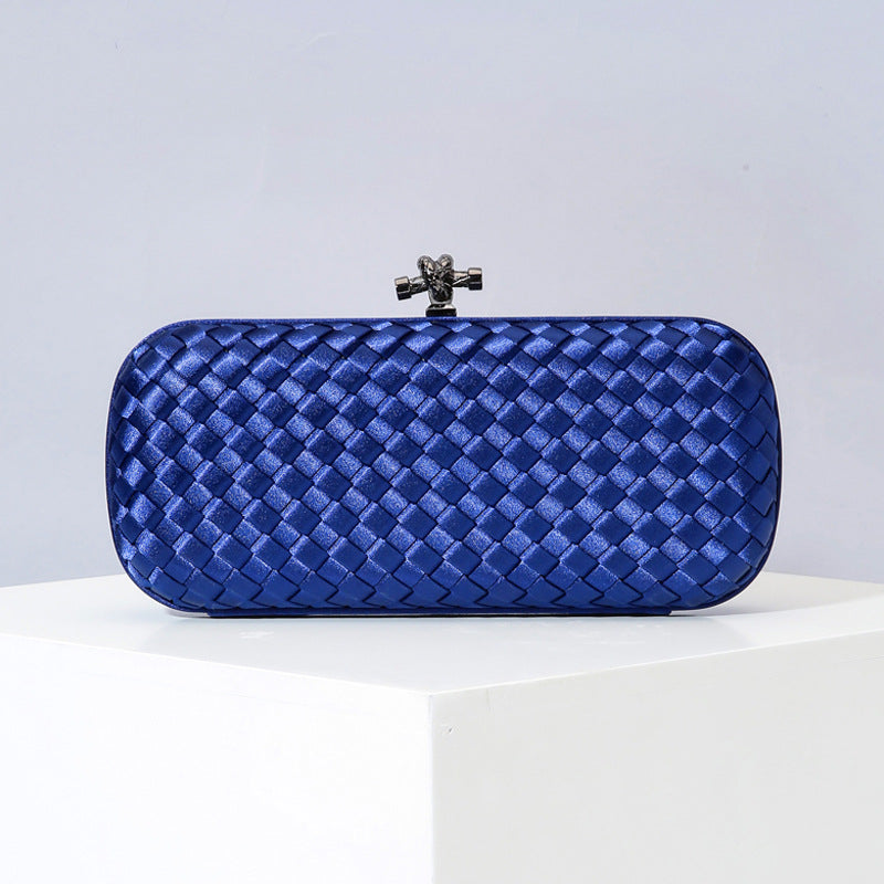 Women's Graceful Silk Hand-woven Simplicity Dinner Evening Bags