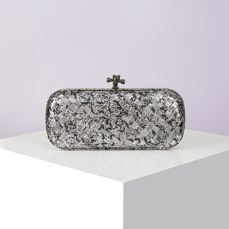 Women's Graceful Silk Hand-woven Simplicity Dinner Evening Bags