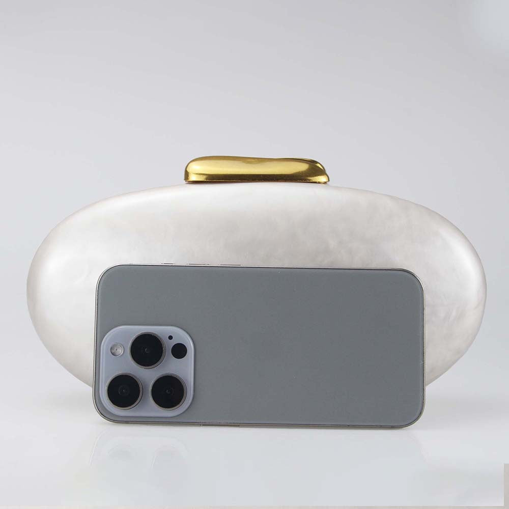 Women's Shell Acrylic Fashion Wedding Dinner Clutch Evening Bags