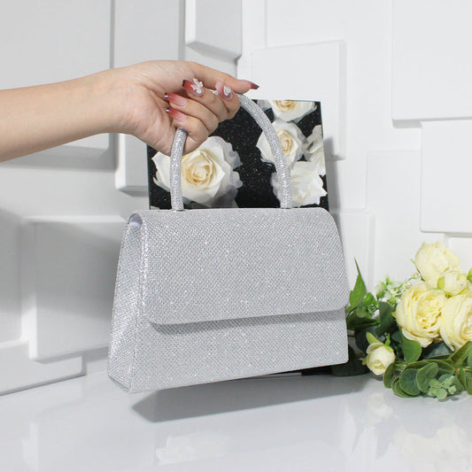 Niche Mini Thin Glitter Dinner Hand Evening Bags