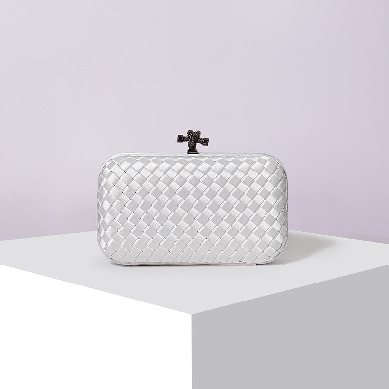 Women's Graceful Silk Hand-woven Simplicity Dinner Evening Bags