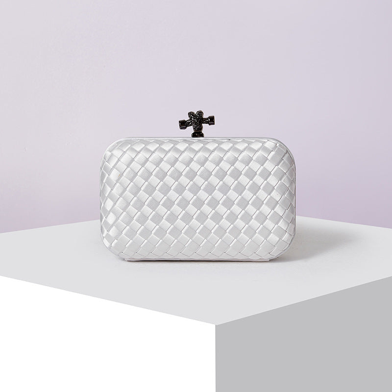 Women's Graceful Silk Hand-woven Simplicity Dinner Evening Bags