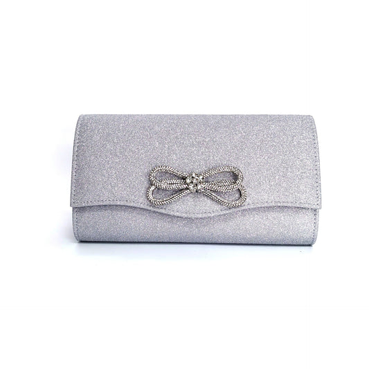Women's Material Diamond Bow Dinner Light Luxury Evening Bags