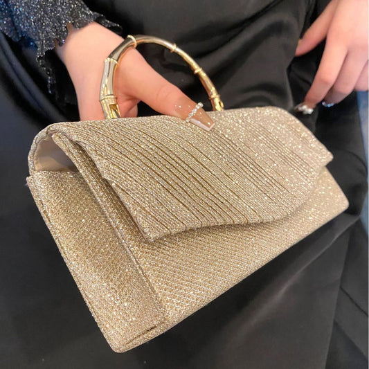 Bar Birthday Wedding Banquet Dress Pleated Evening Bags