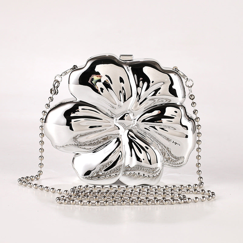 Flower Mirror Plating Fresh Sweet Beautiful Bags