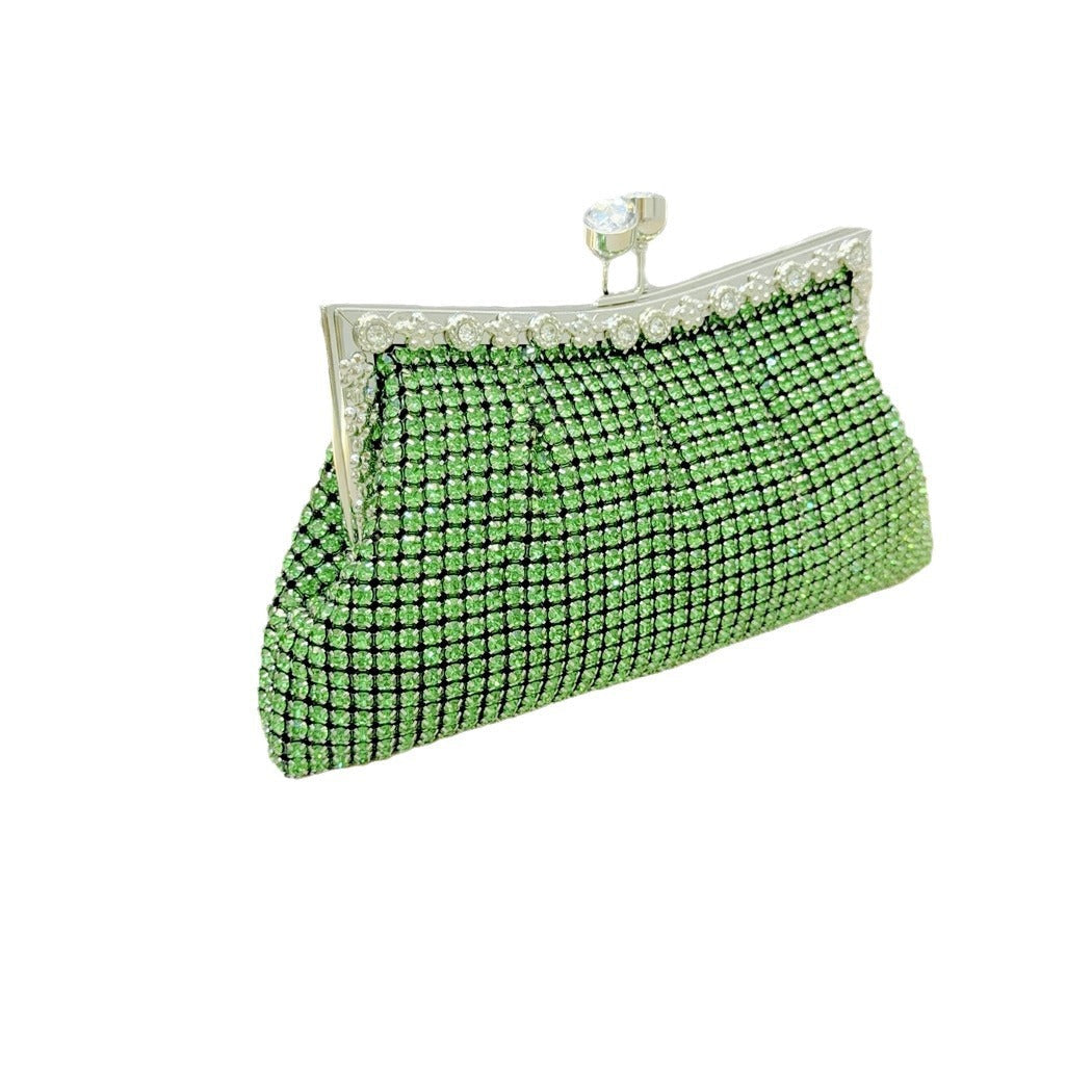 Luxury Rhinestone Shiny Bridal Wedding Matching Evening Bags