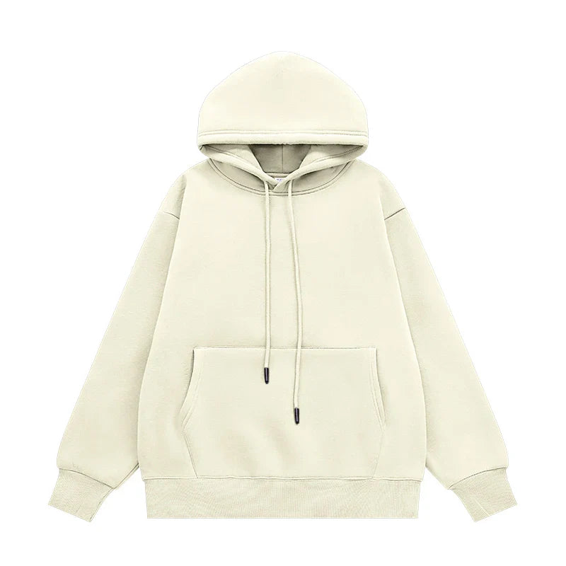 INFLATION 350gsm Thick Velvet Tracksuit – Unisex Solid Color Jogging Suit | 2023 Trendy Matching Fleece Sweatpants & Hoodie Set