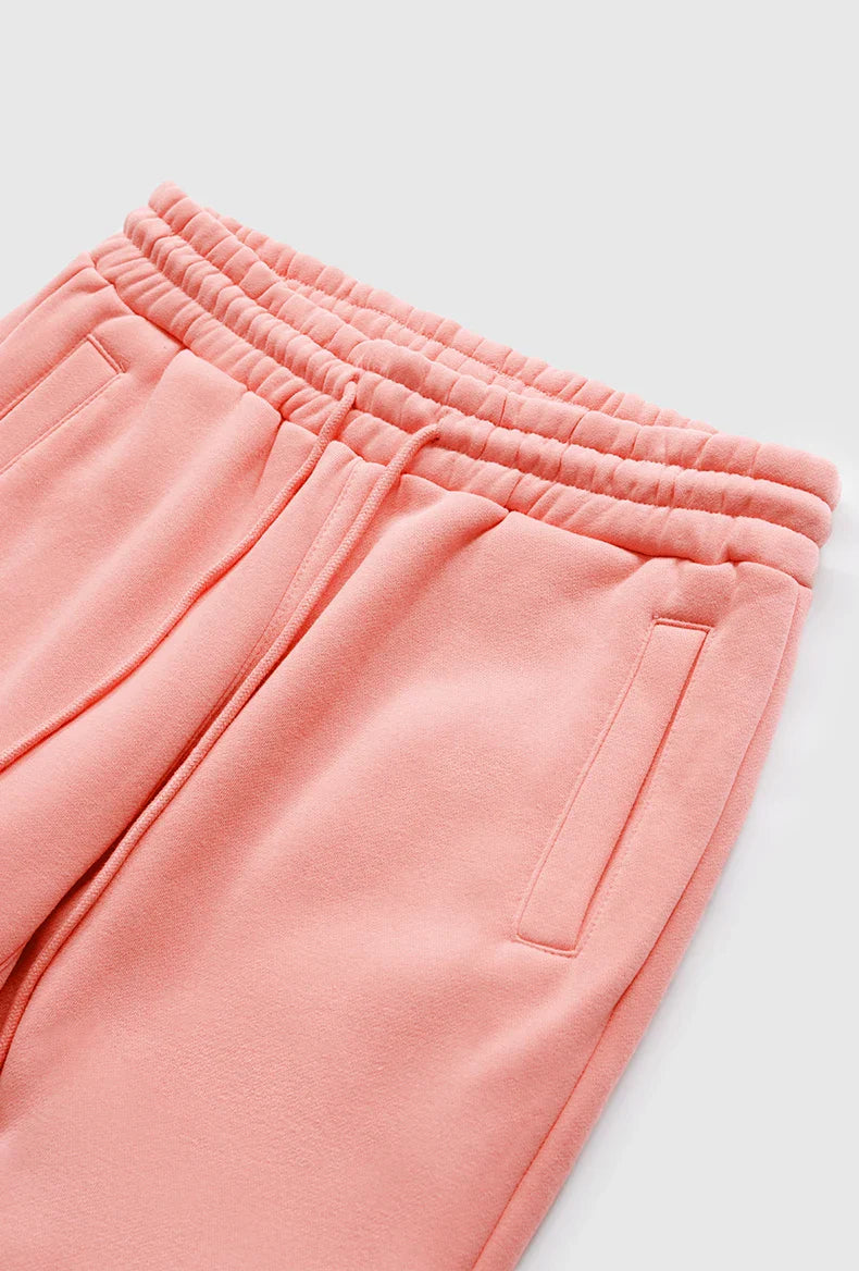 INFLATION 350gsm Thick Velvet Tracksuit – Unisex Solid Color Jogging Suit | 2023 Trendy Matching Fleece Sweatpants & Hoodie Set