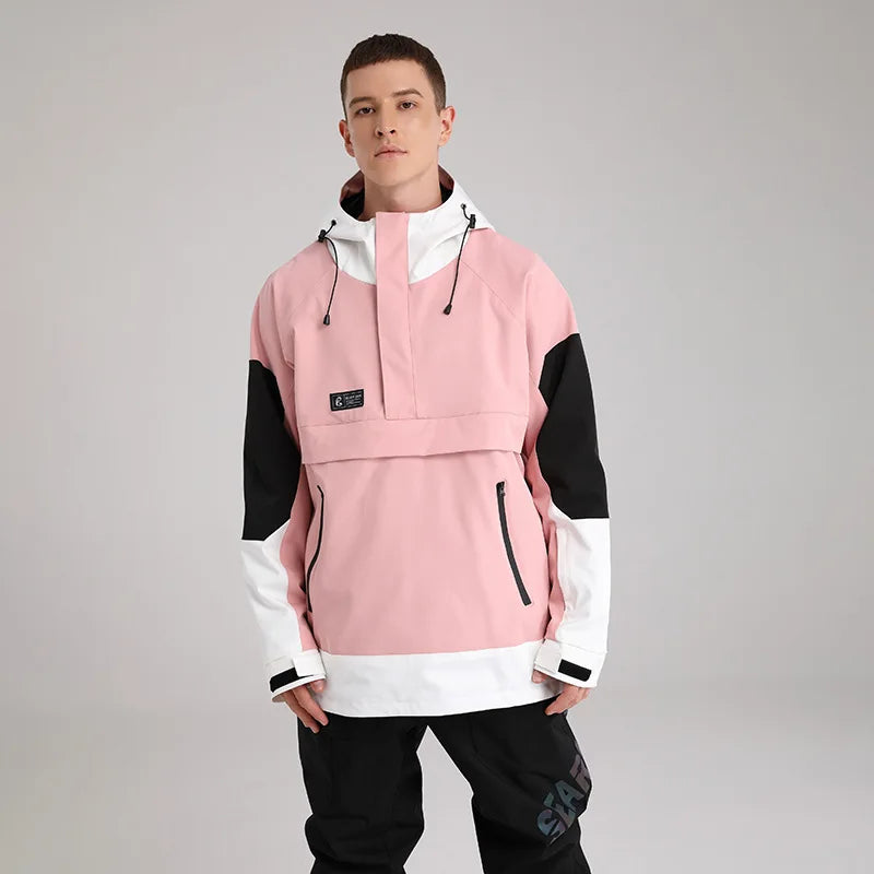 Ski Jacket Women Winter Snowboard Jacket Men Sports Sweater Hooded Waterproof Breathable Ski Top Snow Coat Clothes SK059