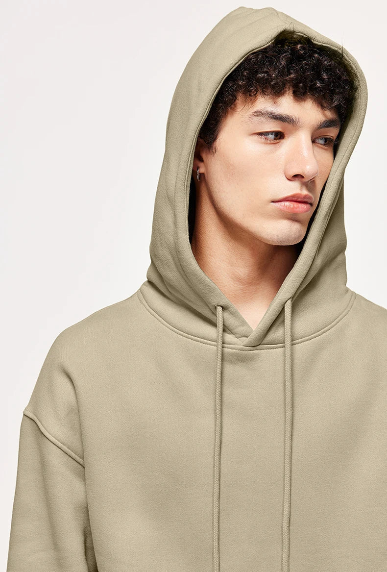 INFLATION 350gsm Thick Velvet Tracksuit – Unisex Solid Color Jogging Suit | 2023 Trendy Matching Fleece Sweatpants & Hoodie Set