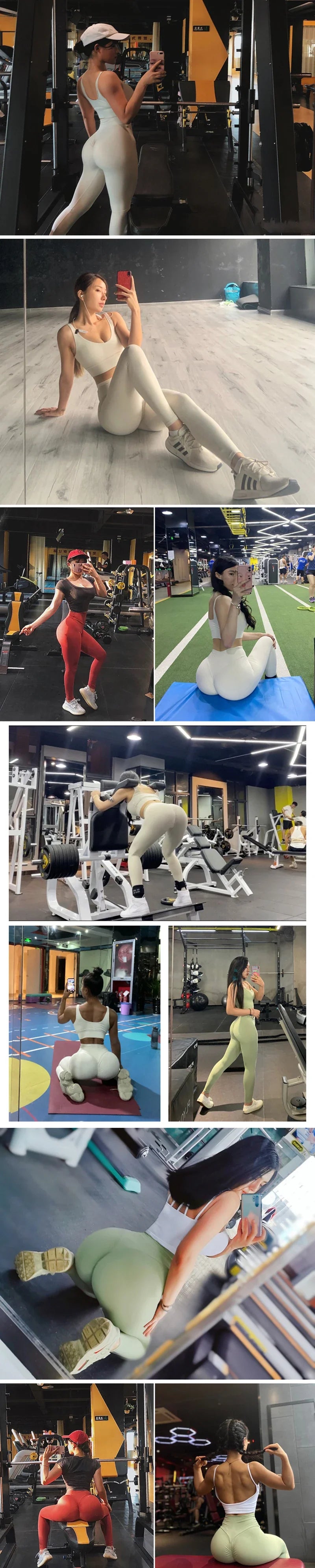 Women Sport Fitness Leggings High Waist Elastic Sexy Solid Yoga Pants Training Running Gym Quick Dry Breathable Leggings Female