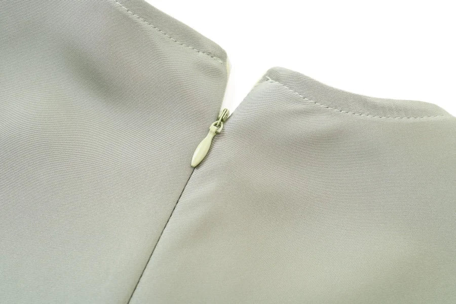 Spring Summer Women’s Elegant Satin Maxi Dress with Knitted Top | 2-Piece Floor-Length Outfit Set