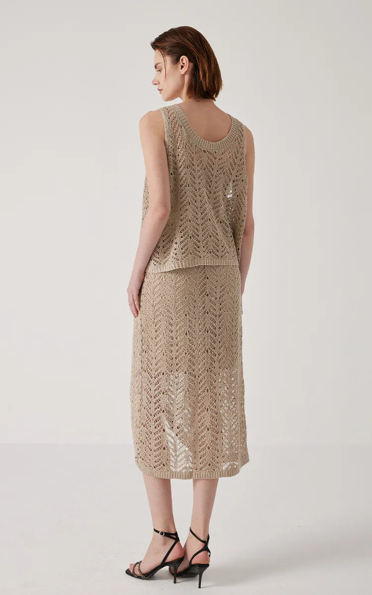 Women’s Premium 100% Linen Summer Vest – Elegant & Fashionable Lightweight Luxury Sleeveless Top for Ladies' Wardrobe