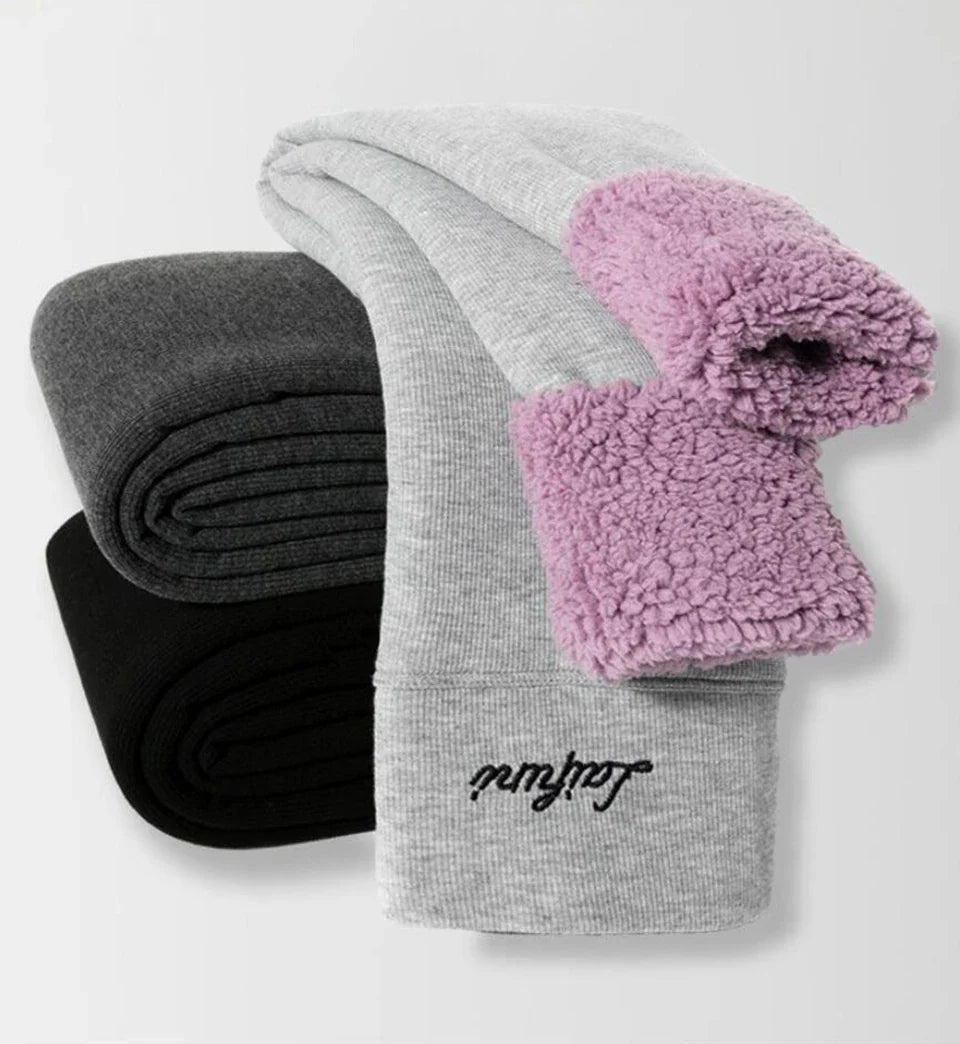 Winter Fleece Lined Tights Warm Thermal Leggings Thick Plush Stockings Pantyhose For Winter