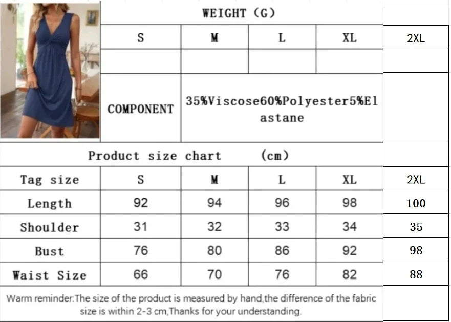 Women’s Stylish Solid Color Off-Shoulder V-Neck Sleeveless Dress – Sexy Slim Fit Summer Party Dress