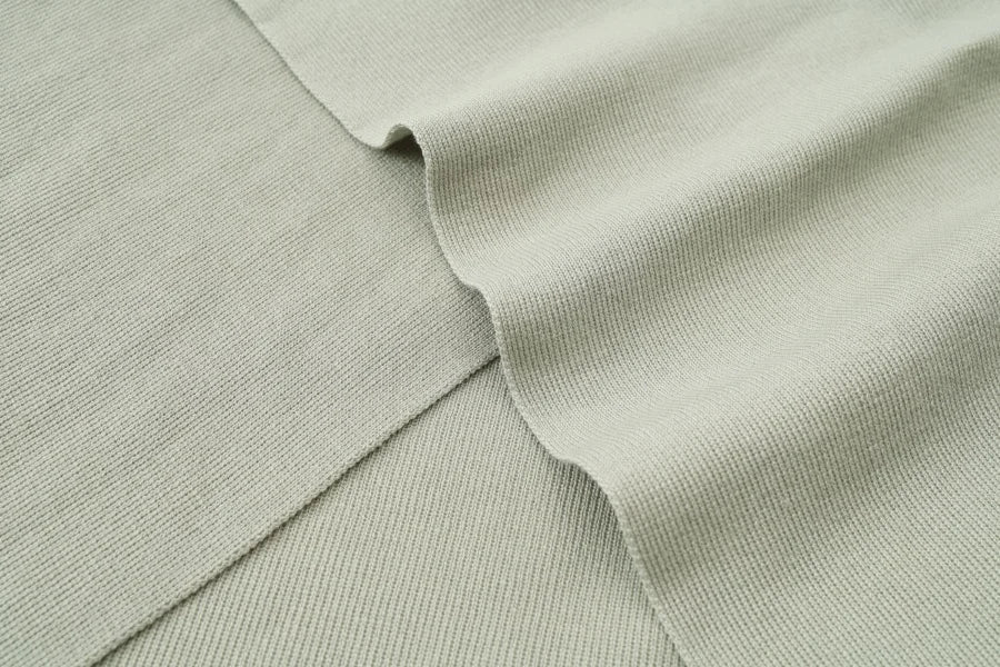 Spring Summer Women’s Elegant Satin Maxi Dress with Knitted Top | 2-Piece Floor-Length Outfit Set