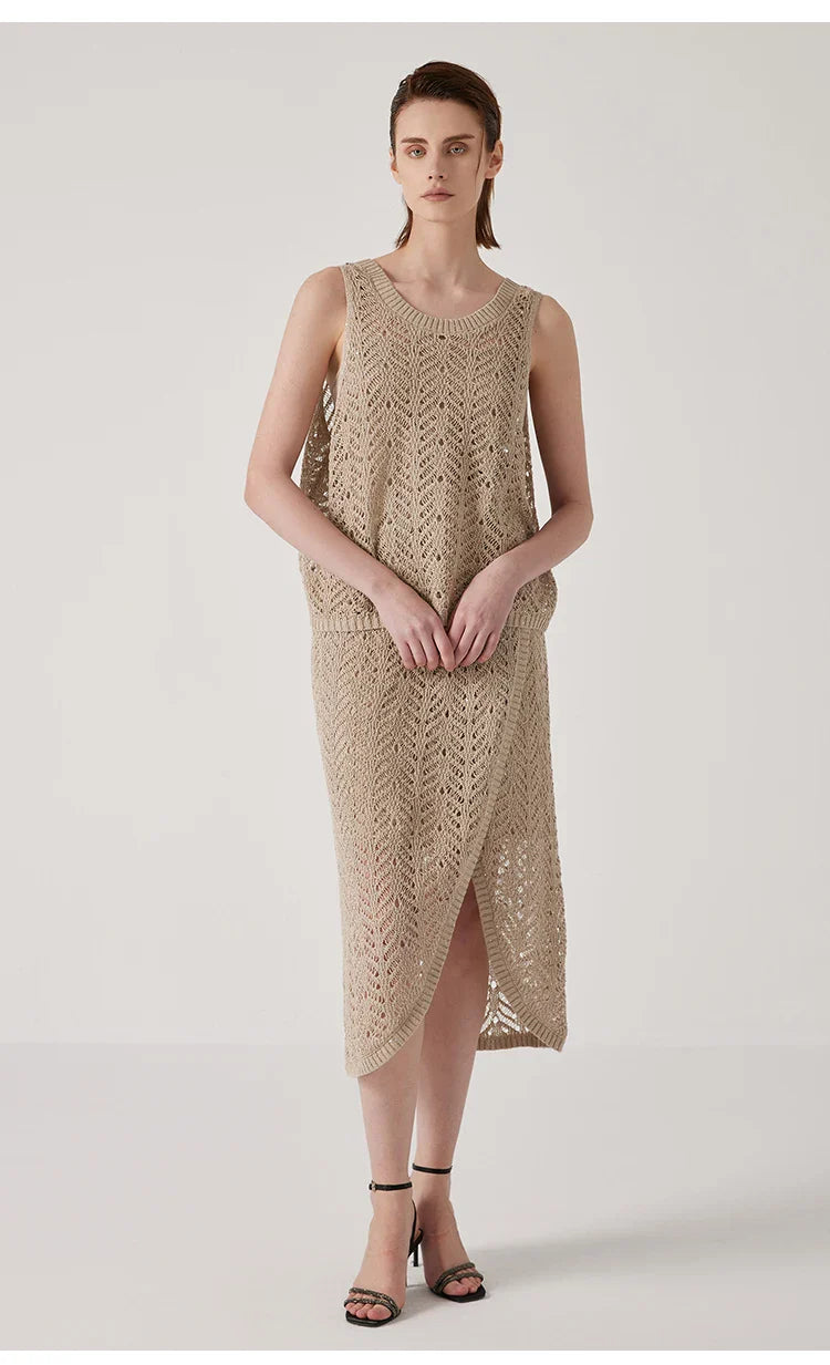 Women’s Premium 100% Linen Summer Vest – Elegant & Fashionable Lightweight Luxury Sleeveless Top for Ladies' Wardrobe