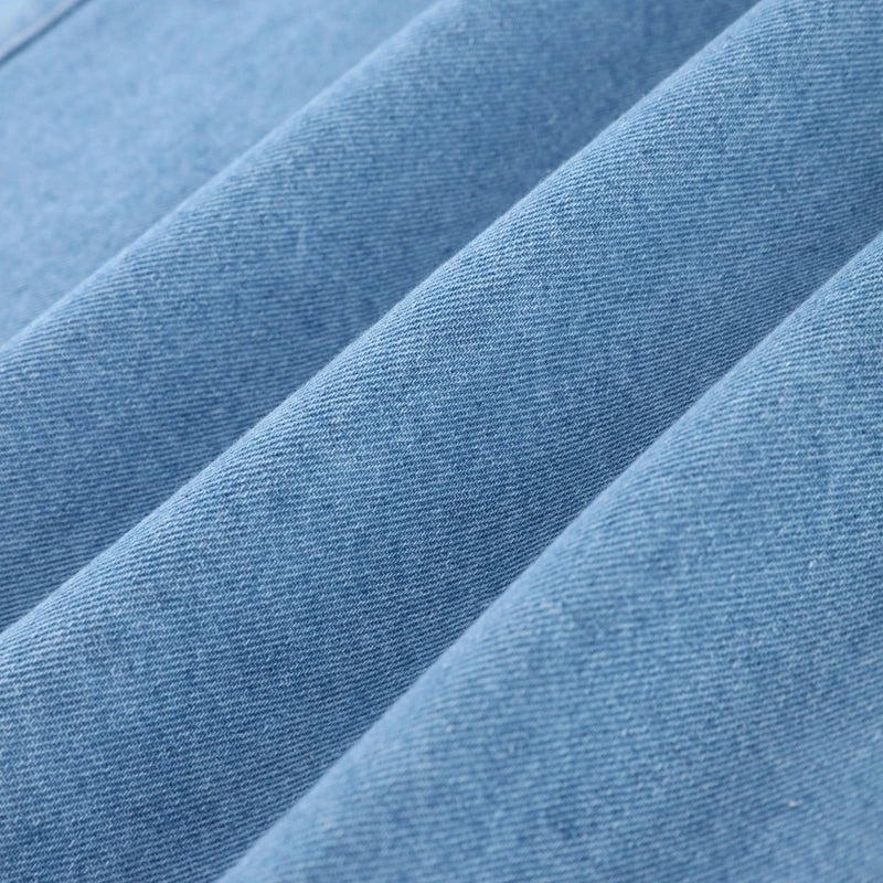 Women's Sleeveless Backless Denim Dress – Casual Round Neck, Lace-Up, High Waist, Zipper Closure | Sexy Summer High Street Style