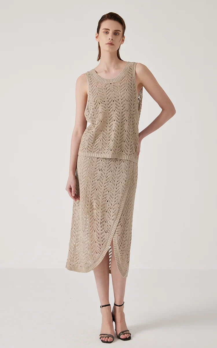 Women’s Premium 100% Linen Summer Vest – Elegant & Fashionable Lightweight Luxury Sleeveless Top for Ladies' Wardrobe