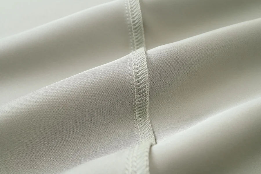 Spring Summer Women’s Elegant Satin Maxi Dress with Knitted Top | 2-Piece Floor-Length Outfit Set