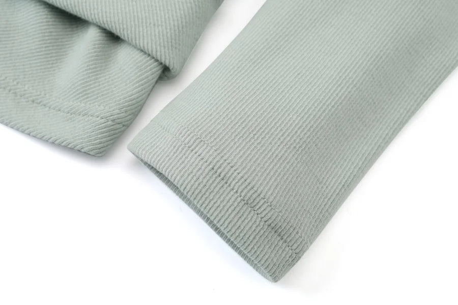 Summer Ribbing Closed-Fit Wrap Top & A-Line Dress High Stretch Matching Set – Chic & Comfortable Women's Outfit