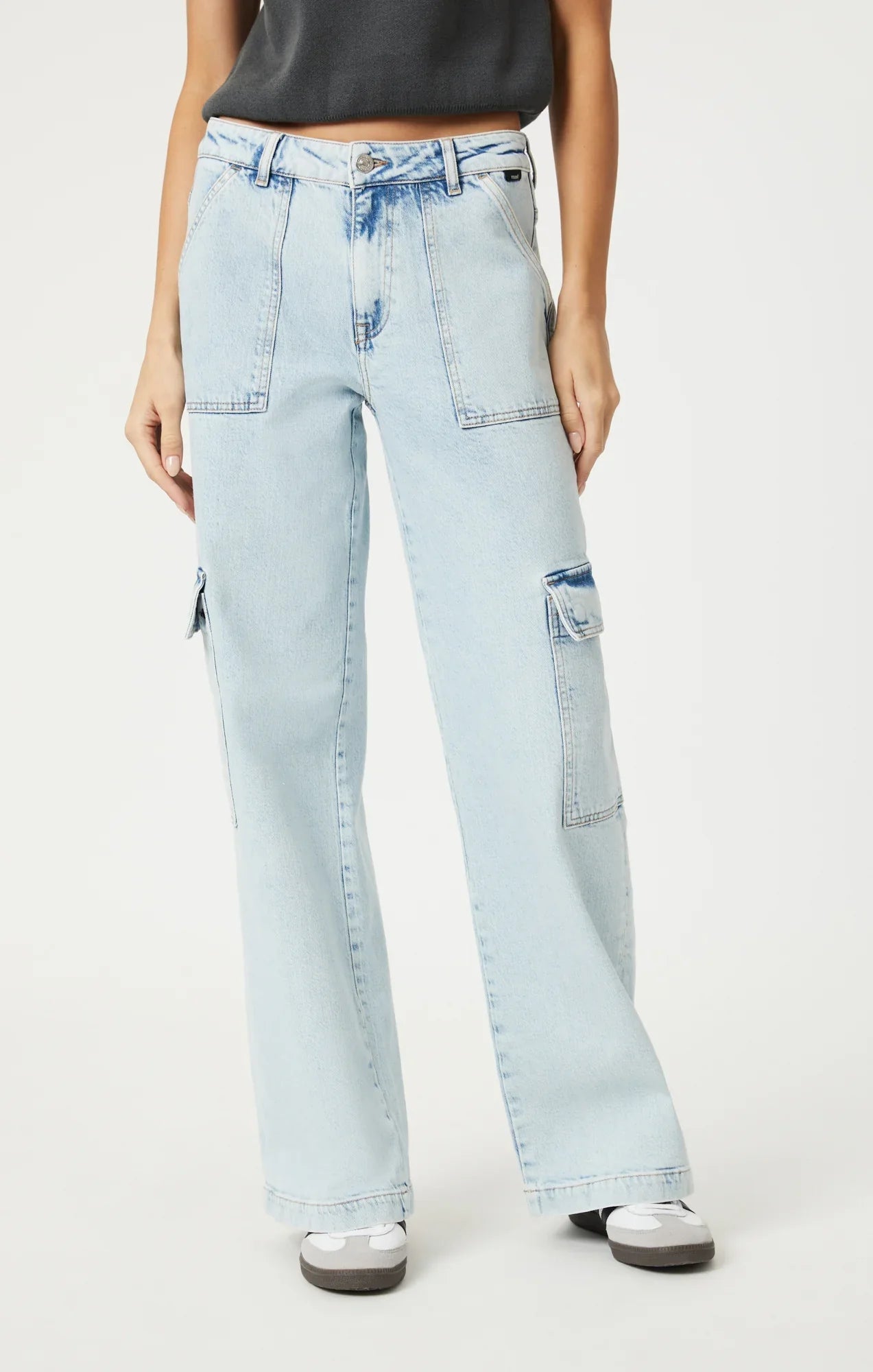 WOMEN'S MAVI ALVA RECYCLED BLUE LIGHT INDIGO PANTS