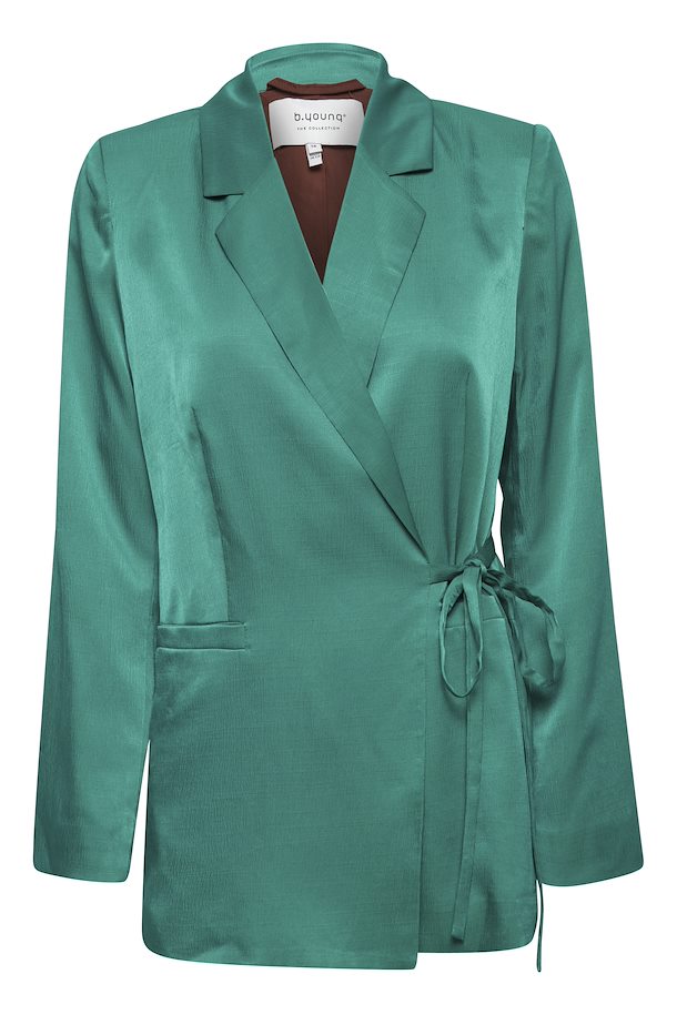 WOMEN'S B.YOUNG JISMA CADMIUM GREEN BLAZER