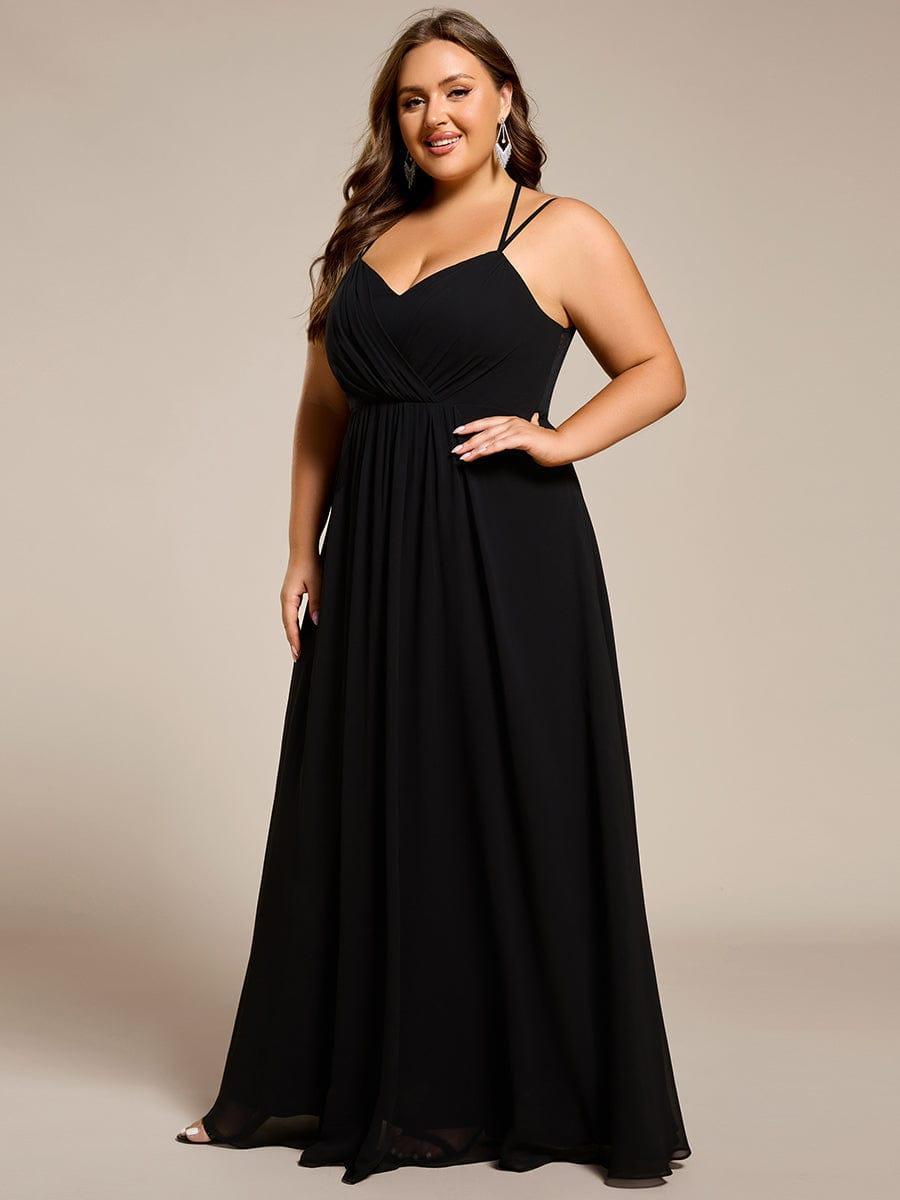 ever RUBY|Multiway Chiffon and Lace Open Back Bridesmaid Dress with Spaghetti Straps
