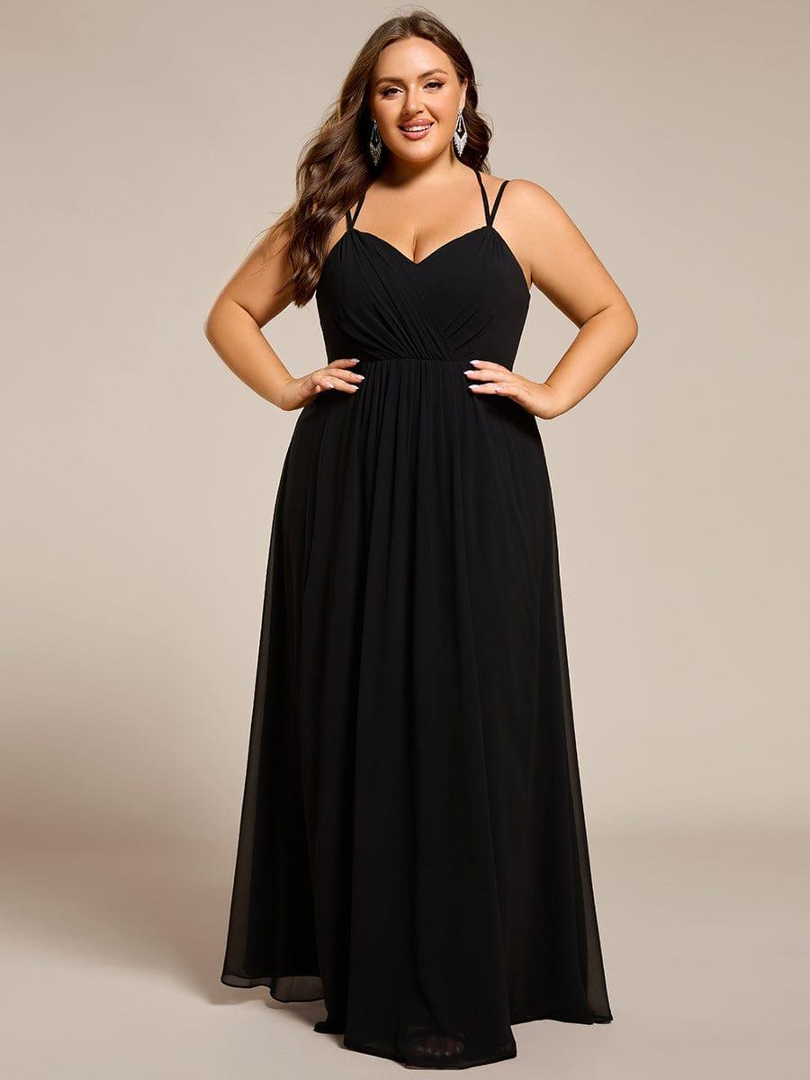 ever RUBY|Multiway Chiffon and Lace Open Back Bridesmaid Dress with Spaghetti Straps